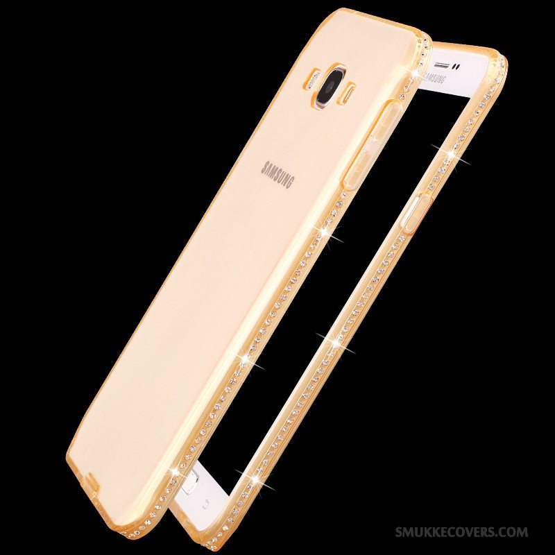 Etui Samsung Galaxy A7 2015 Beskyttelse Guld Telefon, Cover Samsung Galaxy A7 2015 Silikone