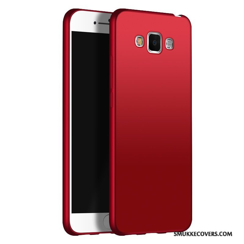 Etui Samsung Galaxy A7 2015 Beskyttelse Trend Rød, Cover Samsung Galaxy A7 2015 Blød Telefonnubuck