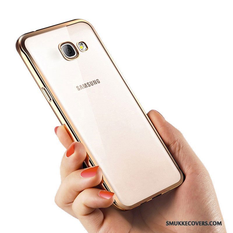 Etui Samsung Galaxy A7 2016 Blød Guld Telefon, Cover Samsung Galaxy A7 2016 Silikone