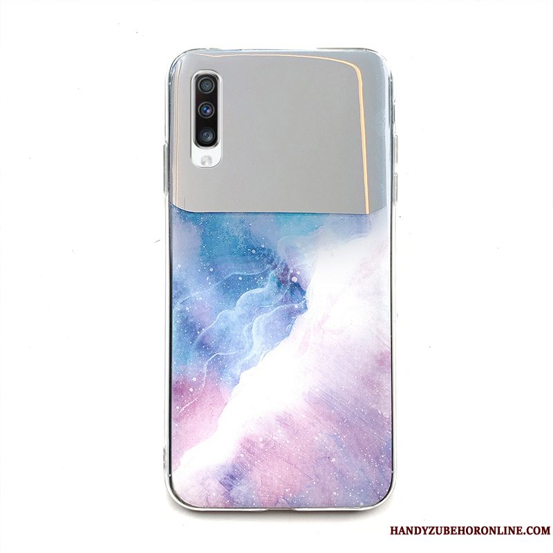 Etui Samsung Galaxy A70s Blød Lilla Telefon, Cover Samsung Galaxy A70s Beskyttelse Stor Simple