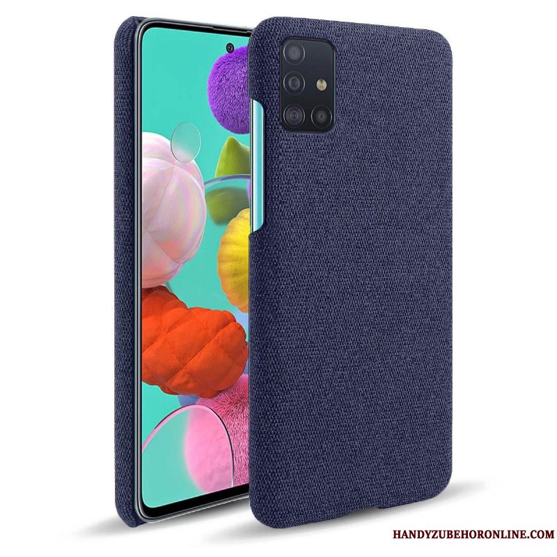 Etui Samsung Galaxy A71 Beskyttelse Blå Af Personlighed, Cover Samsung Galaxy A71 Anti-fald Tilpas