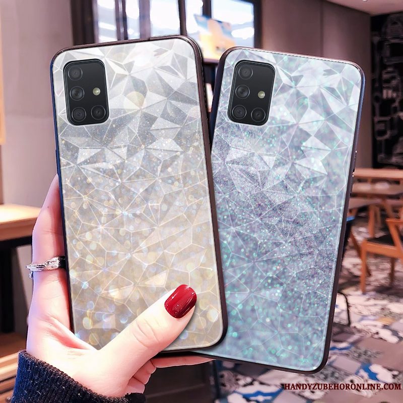 Etui Samsung Galaxy A71 Beskyttelse Telefontredimensionale, Cover Samsung Galaxy A71 Mønster Rombe