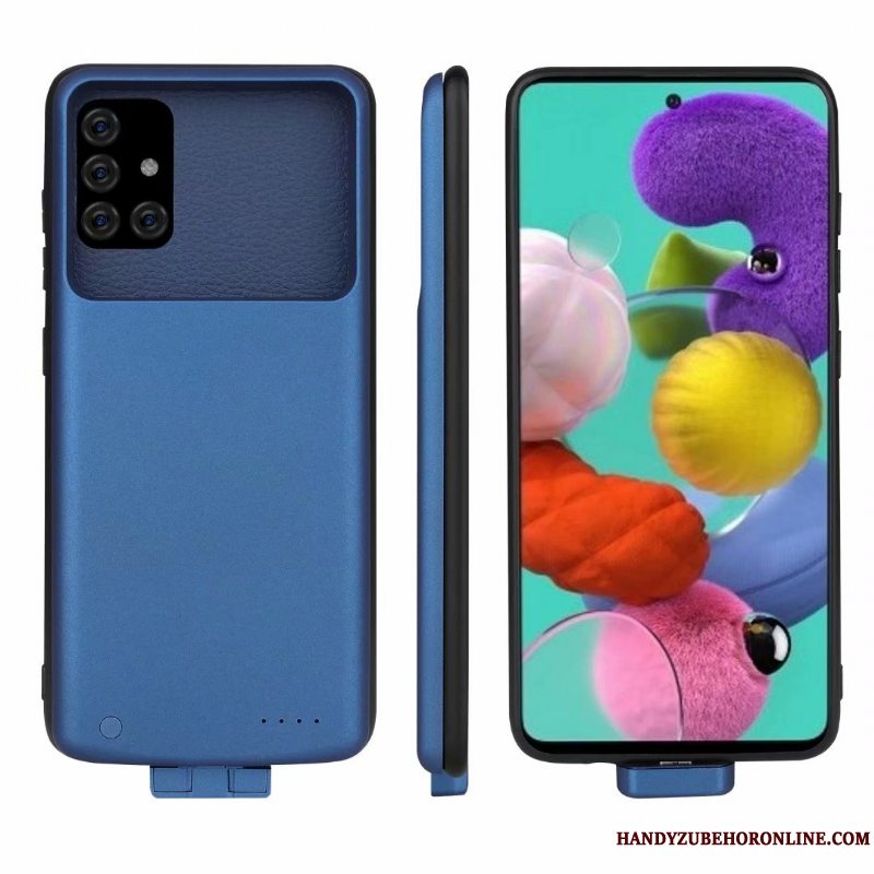 Etui Samsung Galaxy A71 Blå Telefon, Cover Samsung Galaxy A71