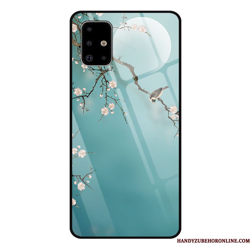 Etui Samsung Galaxy A71 Tasker Anti-fald Telefon, Cover Samsung Galaxy A71 Mode Blå Trend