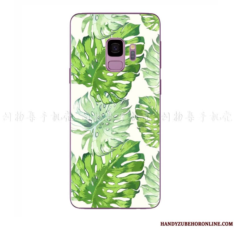 Etui Samsung Galaxy A8 2018 Blød Telefonkunst, Cover Samsung Galaxy A8 2018 Silikone Ny Grøn