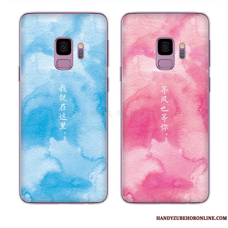 Etui Samsung Galaxy A8 2018 Frisk Ny, Cover Samsung Galaxy A8 2018 Lyserød Telefon