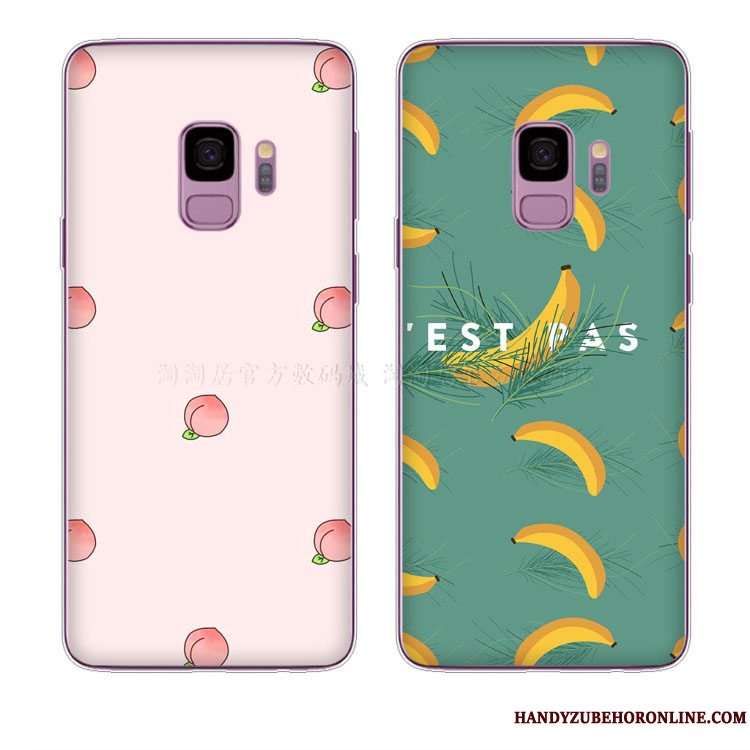 Etui Samsung Galaxy A8 2018 Grøn Frisk, Cover Samsung Galaxy A8 2018 Lyserød Telefon