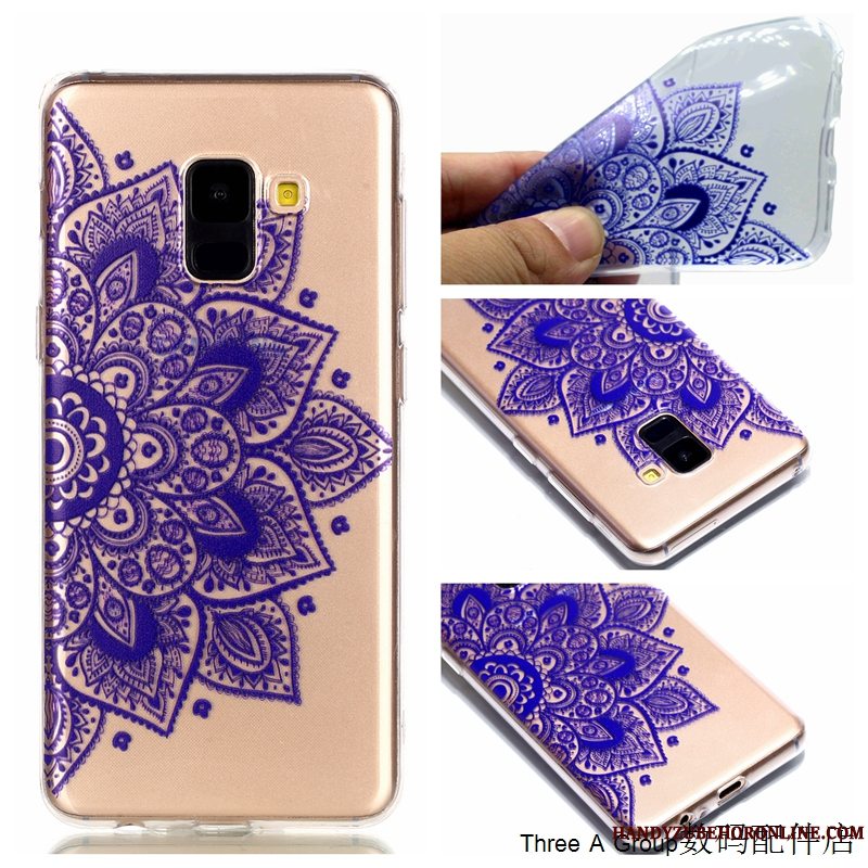 Etui Samsung Galaxy A8 2018 Silikone Lille Sektion Frisk, Cover Samsung Galaxy A8 2018 Beskyttelse Telefonaf Personlighed