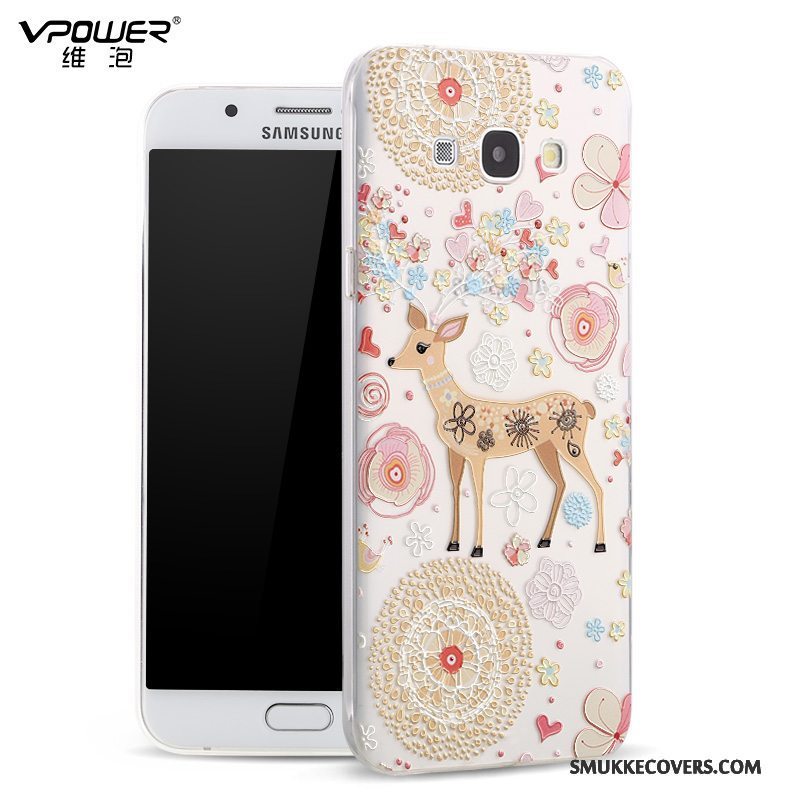 Etui Samsung Galaxy A8 Silikone Af Personlighed Telefon, Cover Samsung Galaxy A8 Kreativ Anti-fald Trend