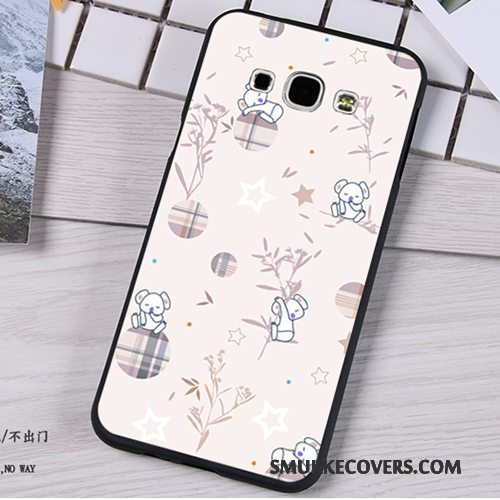 Etui Samsung Galaxy A8 Silikone Anti-fald Lyserød, Cover Samsung Galaxy A8 Blød Telefonlyse