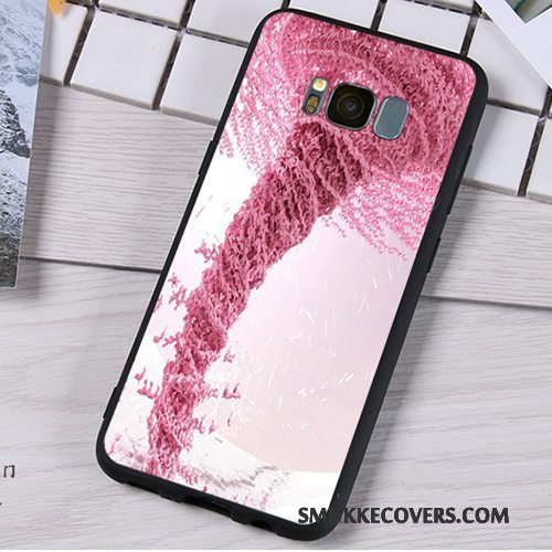 Etui Samsung Galaxy A8 Silikone Anti-fald Smuk, Cover Samsung Galaxy A8 Blød Hængende Ornamenter Telefon