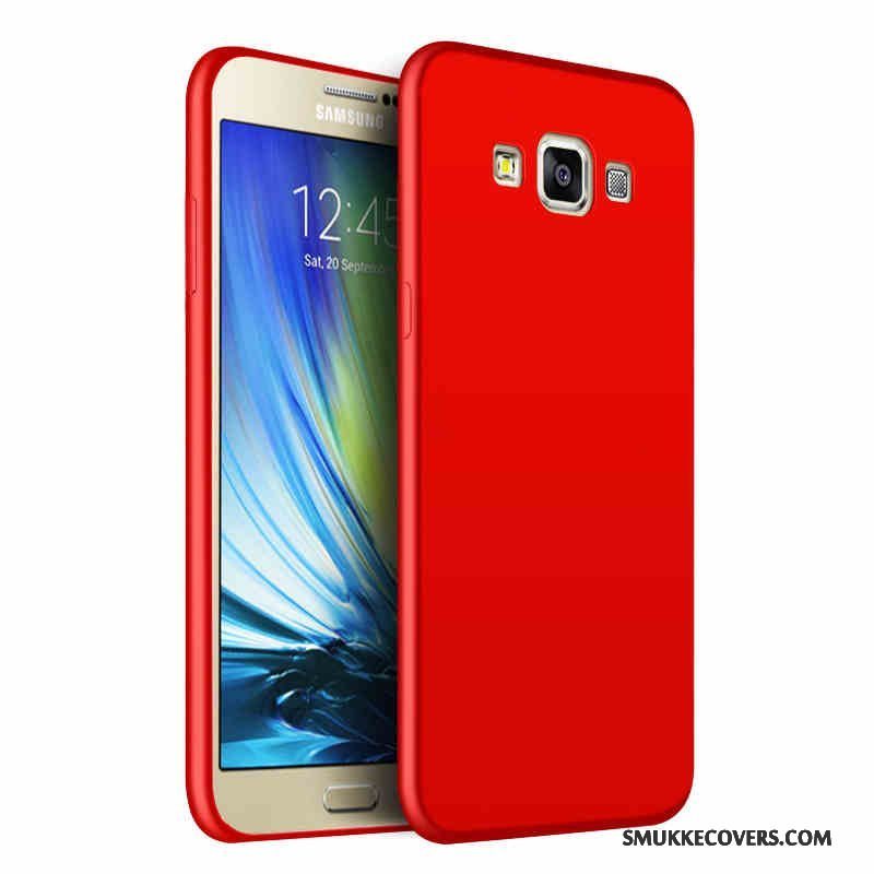 Etui Samsung Galaxy A8 Tasker Nubuck Anti-fald, Cover Samsung Galaxy A8 Silikone Trend Telefon