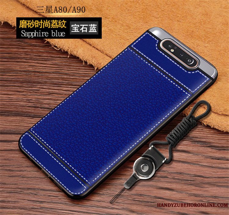 Etui Samsung Galaxy A80 Blød Simple Anti-fald, Cover Samsung Galaxy A80 Tasker Telefonnubuck