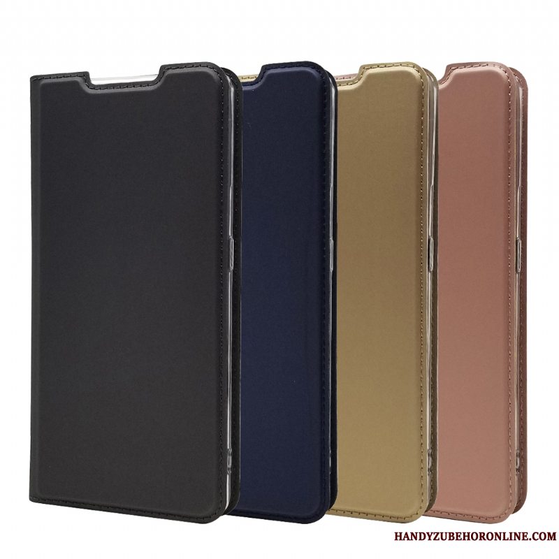 Etui Samsung Galaxy A80 Folio Af Personlighed Sort, Cover Samsung Galaxy A80 Tasker Telefonkort