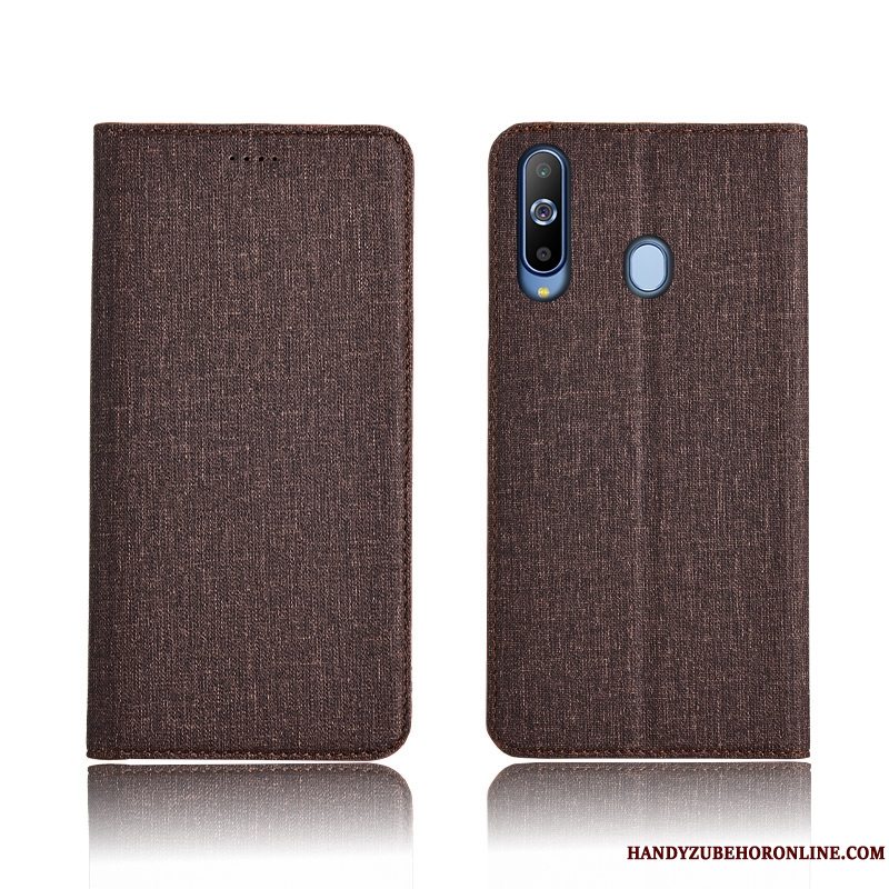 Etui Samsung Galaxy A8s Silikone Ny Bomuld Og Linned, Cover Samsung Galaxy A8s Beskyttelse Anti-fald Telefon