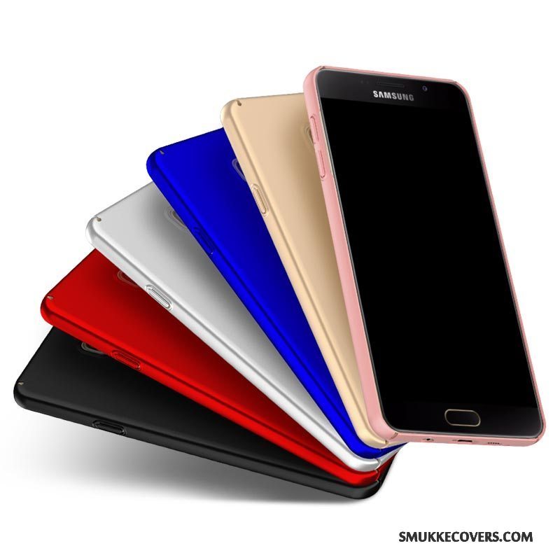 Etui Samsung Galaxy A9 Farve Anti-fald Nubuck, Cover Samsung Galaxy A9 Tasker Hård Telefon