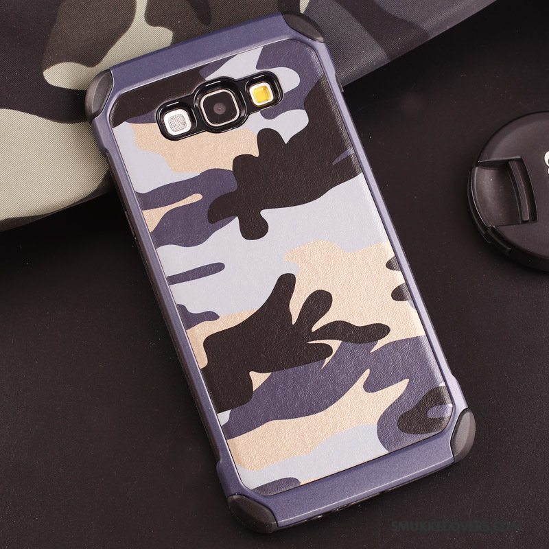 Etui Samsung Galaxy J5 2016 Beskyttelse Camouflage Telefon, Cover Samsung Galaxy J5 2016 Grøn Blå