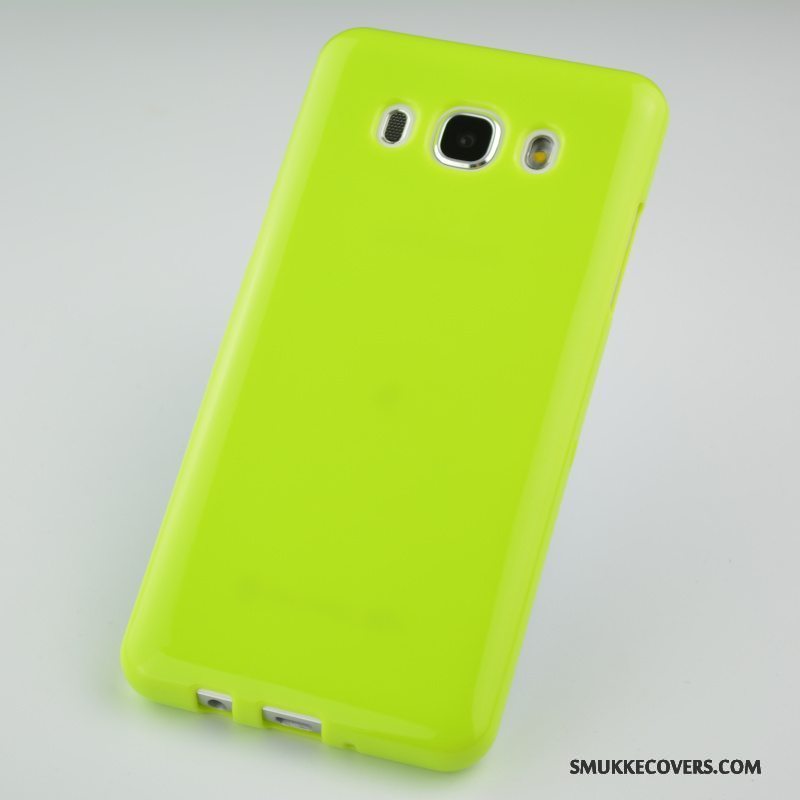 Etui Samsung Galaxy J5 2016 Blød Anti-fald Telefon, Cover Samsung Galaxy J5 2016 Beskyttelse Grøn