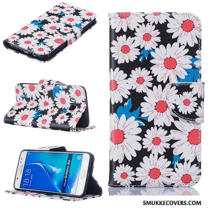 Etui Samsung Galaxy J5 2016 Folio Telefon, Cover Samsung Galaxy J5 2016 Læder