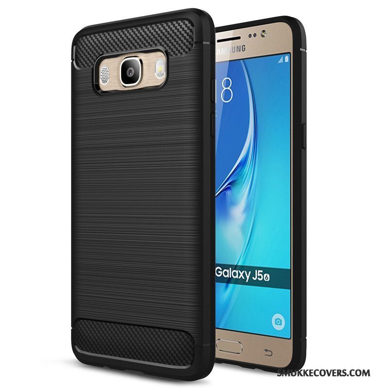 Etui Samsung Galaxy J5 2016 Tasker Sort Telefon, Cover Samsung Galaxy J5 2016 Beskyttelse Anti-fald