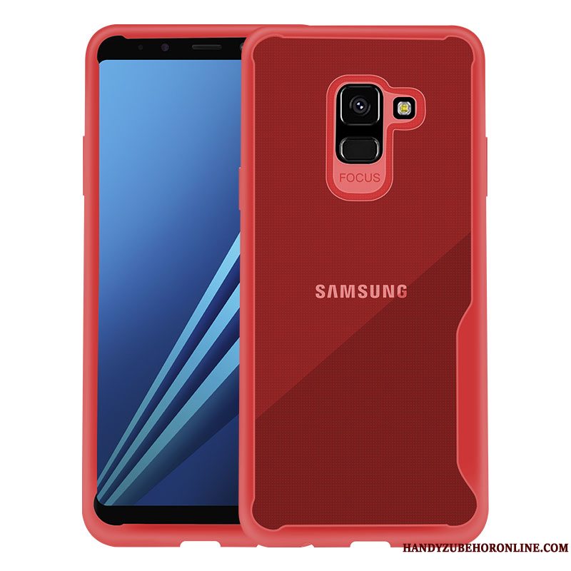 Etui Samsung Galaxy J6 Beskyttelse Simple Rød, Cover Samsung Galaxy J6 Anti-fald Telefon