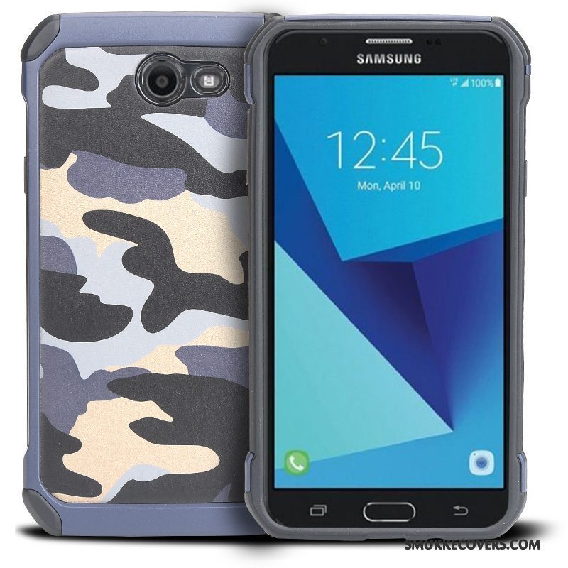 Etui Samsung Galaxy J7 2017 Blød Anti-fald Camouflage, Cover Samsung Galaxy J7 2017 Beskyttelse Telefontrend