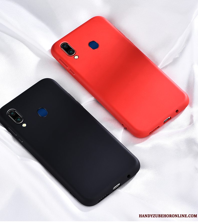 Etui Samsung Galaxy M20 Blød Af Personlighed Mønster, Cover Samsung Galaxy M20 Beskyttelse Rød Tynd