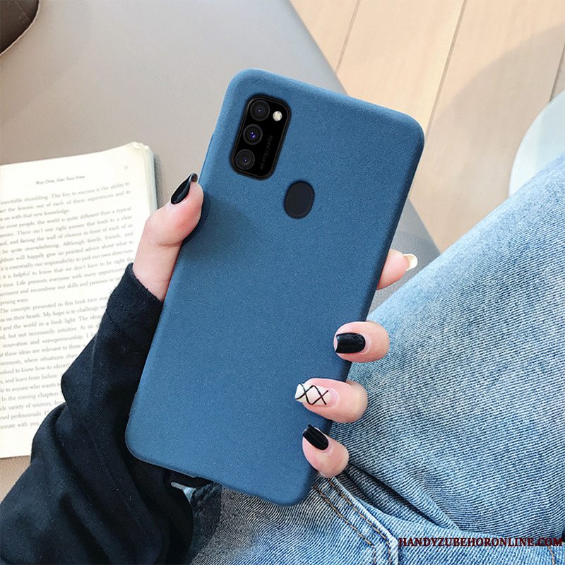 Etui Samsung Galaxy M30s Beskyttelse Anti-fald Blå, Cover Samsung Galaxy M30s Tasker Trendy Telefon