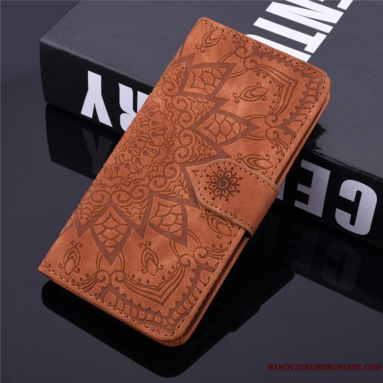 Etui Samsung Galaxy M30s Læder Totem Blomster, Cover Samsung Galaxy M30s Blød Telefon