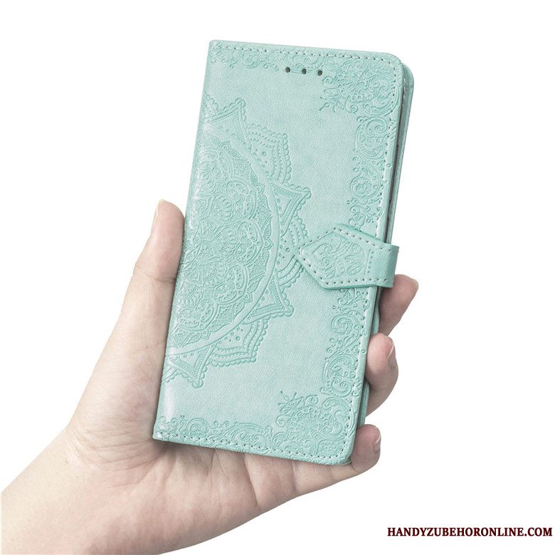 Etui Samsung Galaxy Note 10+ Beskyttelse Grøn Telefon, Cover Samsung Galaxy Note 10+ Folio