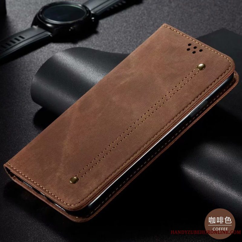 Etui Samsung Galaxy Note 10 Lite Beskyttelse Anti-fald Mønster, Cover Samsung Galaxy Note 10 Lite Folio Telefondenim