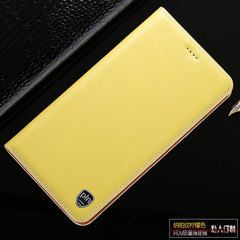 Etui Samsung Galaxy Note 10 Lite Folio Citron Telefon, Cover Samsung Galaxy Note 10 Lite Læder Gul Mønster