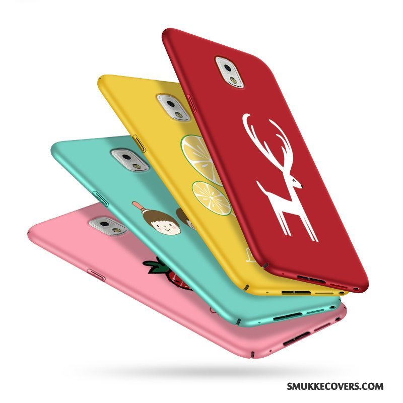 Etui Samsung Galaxy Note 3 Kreativ Af Personlighed Smuk, Cover Samsung Galaxy Note 3 Cartoon Hård Telefon