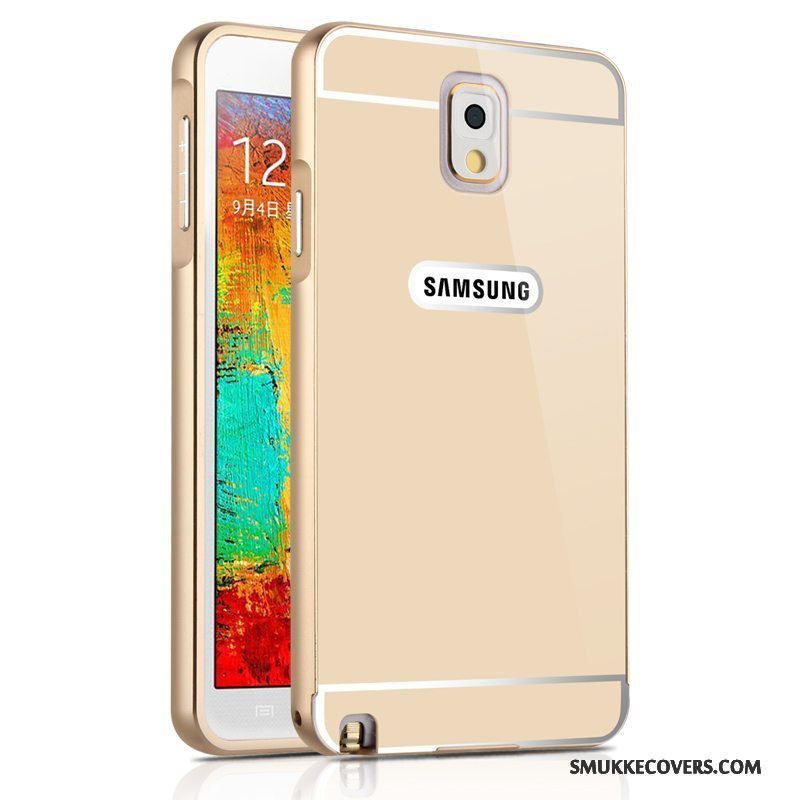 Etui Samsung Galaxy Note 3 Metal Telefonramme, Cover Samsung Galaxy Note 3 Beskyttelse Bagdæksel Ny