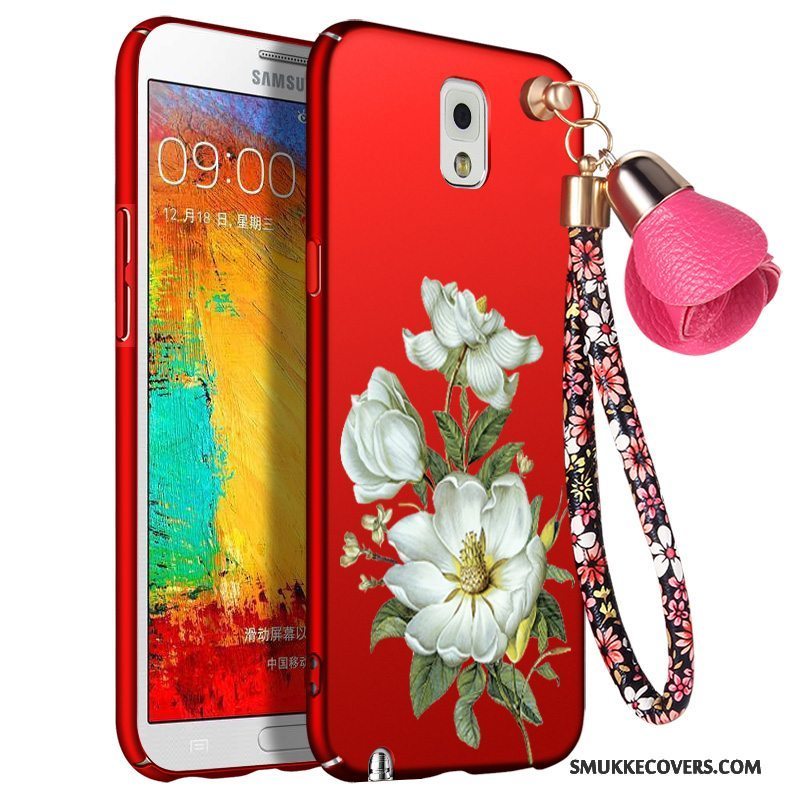 Etui Samsung Galaxy Note 3 Silikone Cow Telefon, Cover Samsung Galaxy Note 3 Beskyttelse Rød