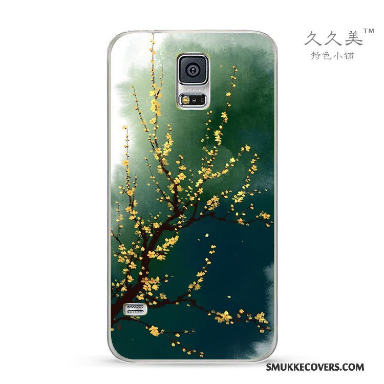 Etui Samsung Galaxy Note 4 Beskyttelse Lille Sektion Kinesisk Stil, Cover Samsung Galaxy Note 4 Blød Frisk Blæk