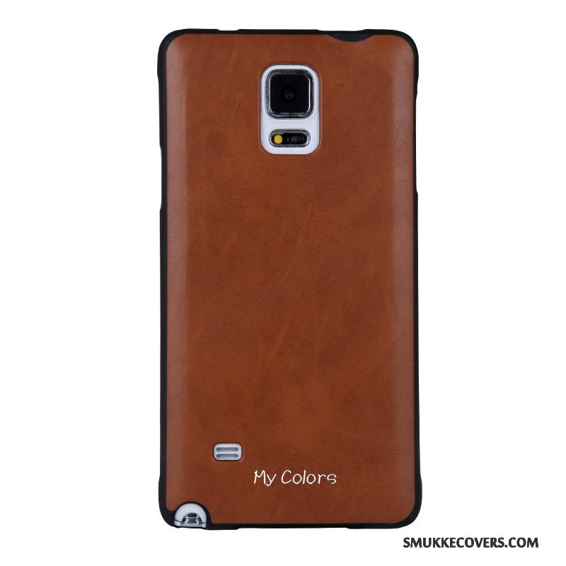 Etui Samsung Galaxy Note 4 Læder Telefonbusiness, Cover Samsung Galaxy Note 4 Blød