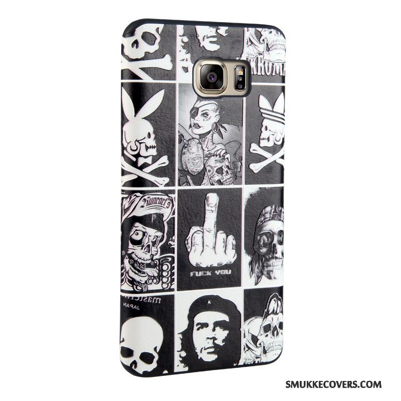 Etui Samsung Galaxy Note 5 Beskyttelse Trend Telefon, Cover Samsung Galaxy Note 5 Cartoon Sort