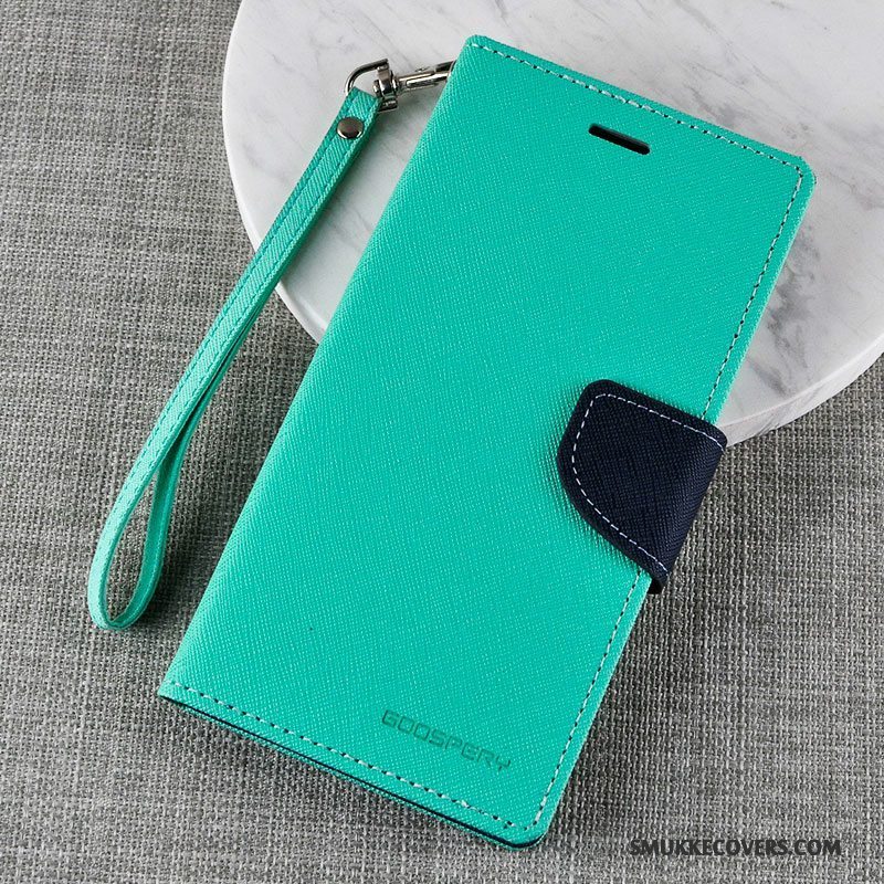 Etui Samsung Galaxy Note 5 Folio Grøn Telefon, Cover Samsung Galaxy Note 5 Blød