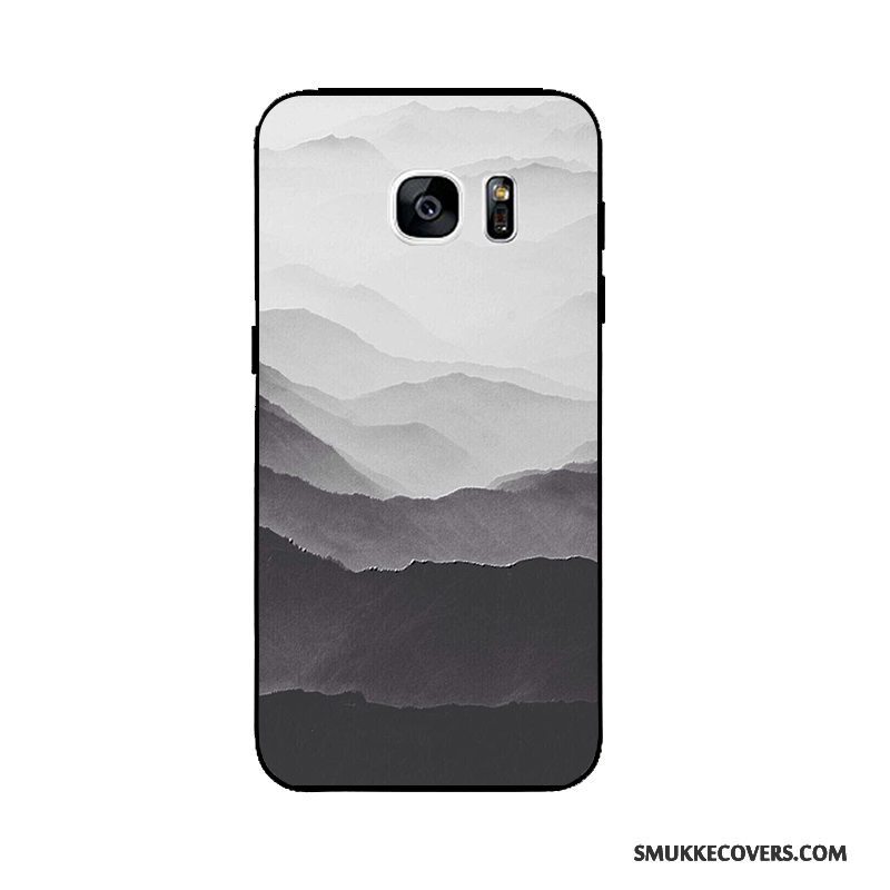 Etui Samsung Galaxy Note 5 Relief Telefongrå, Cover Samsung Galaxy Note 5 Beskyttelse Original Scenery