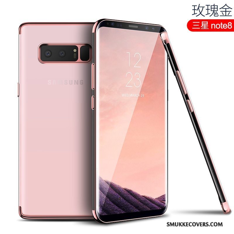 Etui Samsung Galaxy Note 8 Blød Telefonanti-fald, Cover Samsung Galaxy Note 8 Tasker Tynd Lyserød