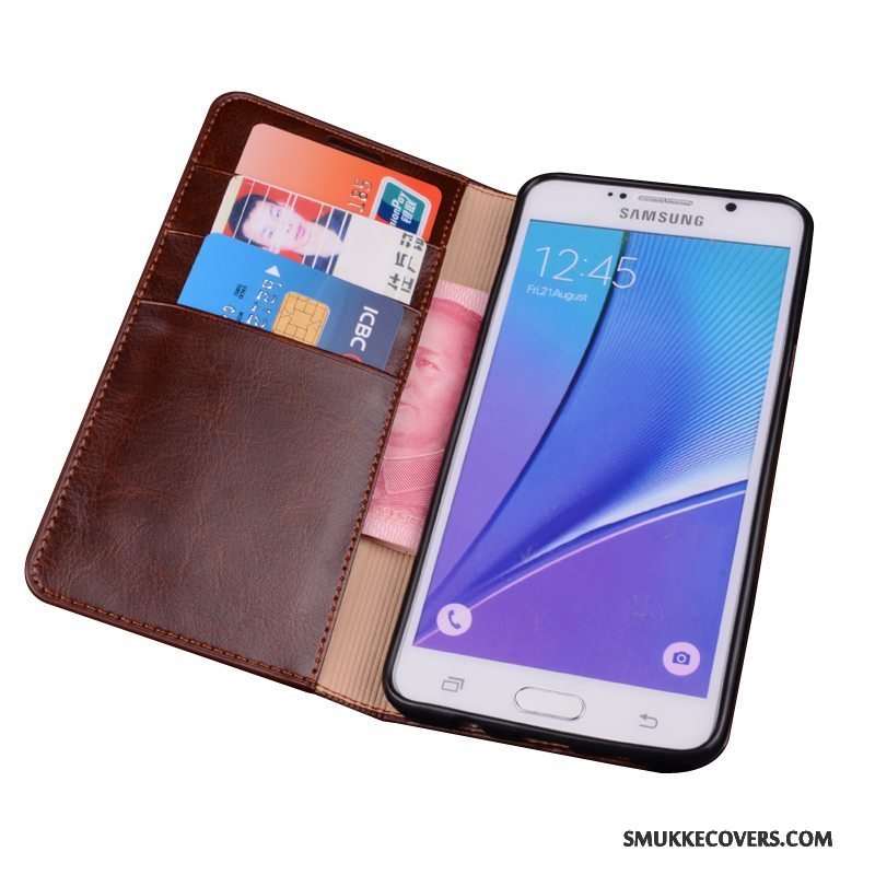 Etui Samsung Galaxy Note 8 Folio Anti-fald Telefon, Cover Samsung Galaxy Note 8 Læder Business