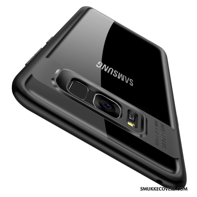 Etui Samsung Galaxy Note 8 Kreativ Gennemsigtig Telefon, Cover Samsung Galaxy Note 8 Beskyttelse Trend Sort