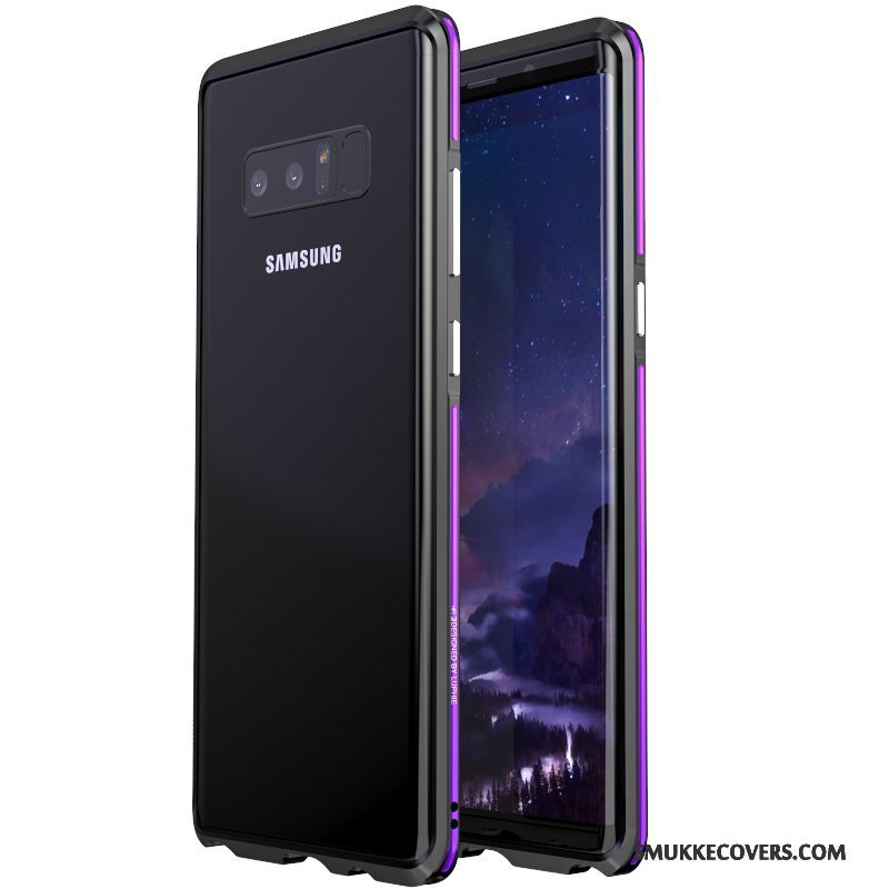 Etui Samsung Galaxy Note 8 Kreativ Trend Ramme, Cover Samsung Galaxy Note 8 Beskyttelse Telefonbicolored