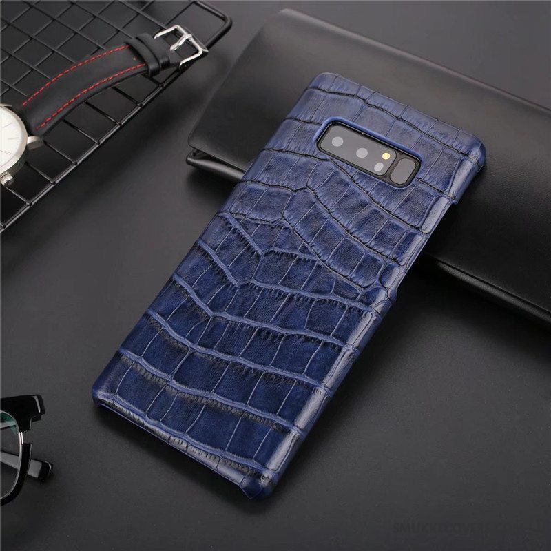 Etui Samsung Galaxy Note 8 Læder Ny Business, Cover Samsung Galaxy Note 8 Beskyttelse Anti-fald Telefon