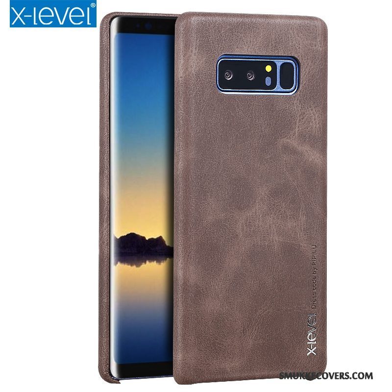 Etui Samsung Galaxy Note 8 Læder Telefonanti-fald, Cover Samsung Galaxy Note 8 Kreativ Tynd Ny