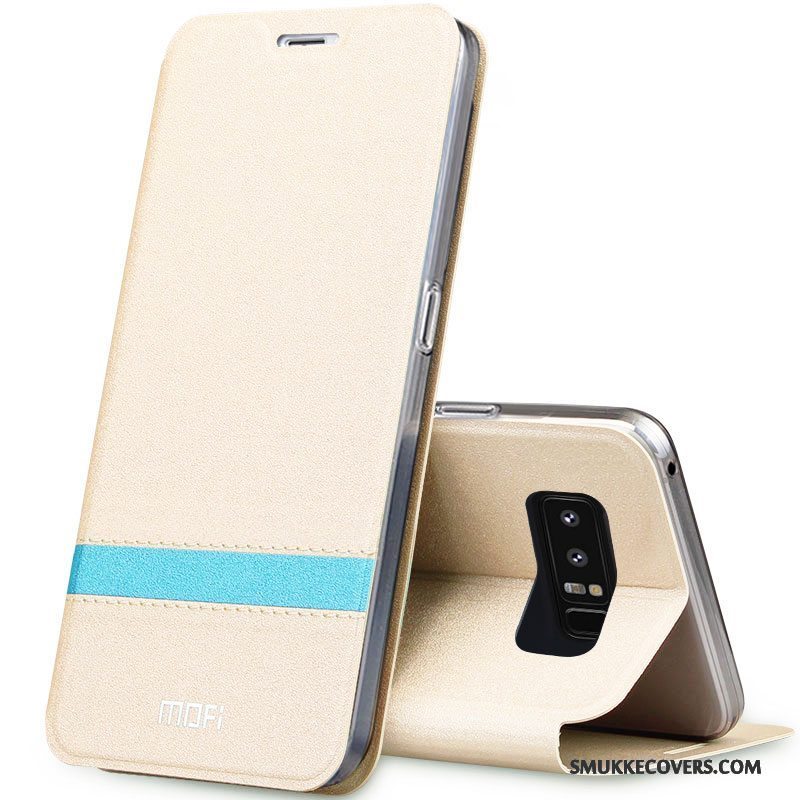Etui Samsung Galaxy Note 8 Silikone Anti-fald Trend, Cover Samsung Galaxy Note 8 Blød Telefonguld