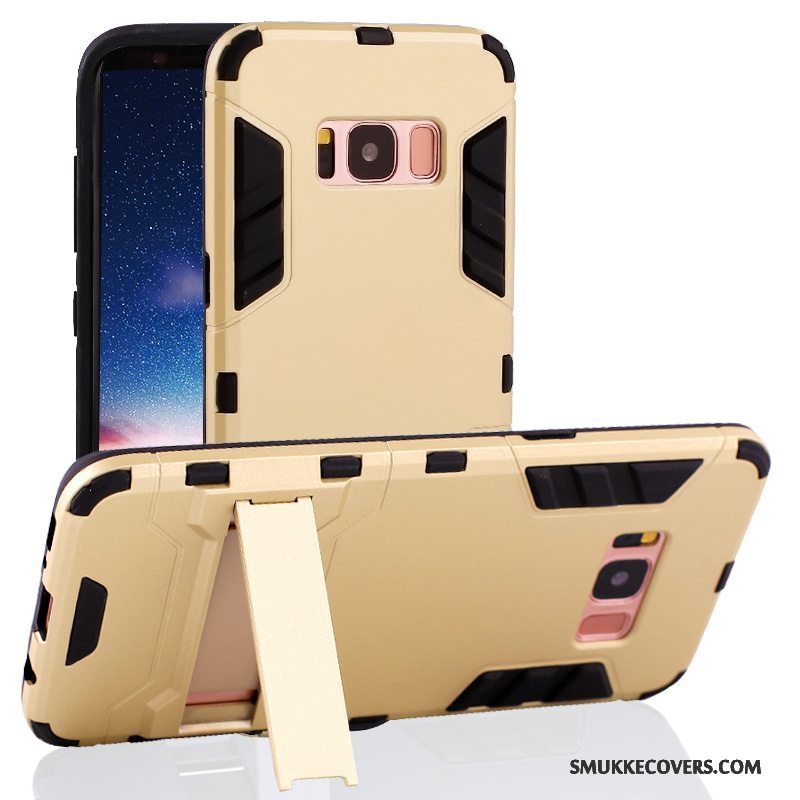 Etui Samsung Galaxy Note 8 Support Hård Telefon, Cover Samsung Galaxy Note 8 Tasker Anti-fald Guld