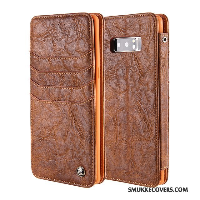 Etui Samsung Galaxy Note 8 Tasker Anti-fald Telefon, Cover Samsung Galaxy Note 8 Silikone