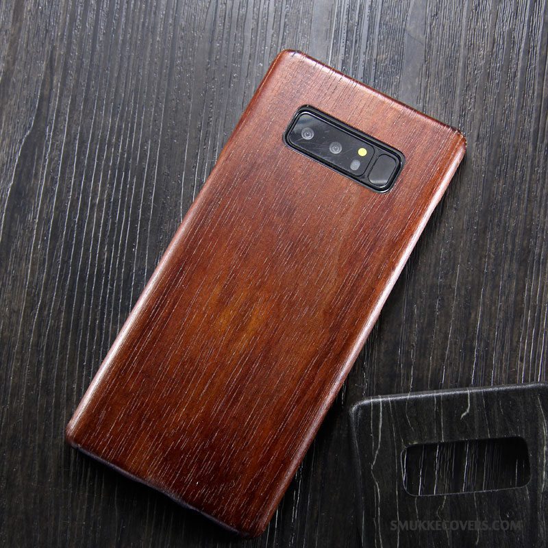 Etui Samsung Galaxy Note 8 Træ Trendy Tynd, Cover Samsung Galaxy Note 8 Massivt Træ Træ Telefon